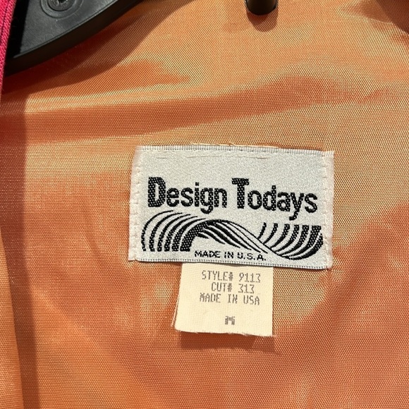 Vintage 80s-90s design today patchwork colorblock clown core cardigan oversized - Picture 2 of 9